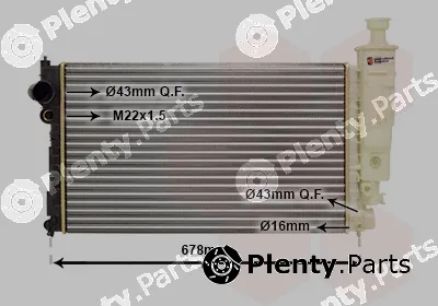 Van Wezel 40002125 — Radiator, engine cooling