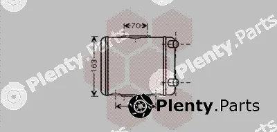 Van Wezel 03002256 — Radiator, engine cooling