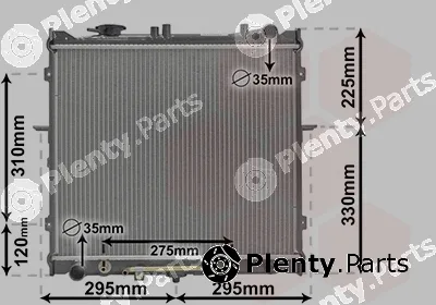 Van Wezel 83002023 — Radiator, engine cooling