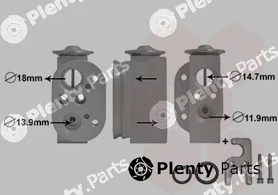 Van Wezel 06001497 — Expansion Valve, air conditioning