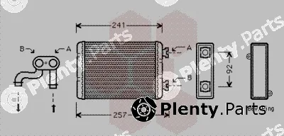 Van Wezel 06006257 — Heat Exchanger, interior heating *** IR PLUS ***
