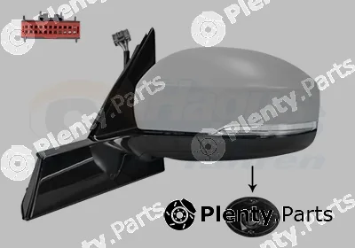 Van Wezel 0262807 — Exterior Mirror * HAGUS *