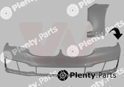 Van Wezel 0677576 — Bumper