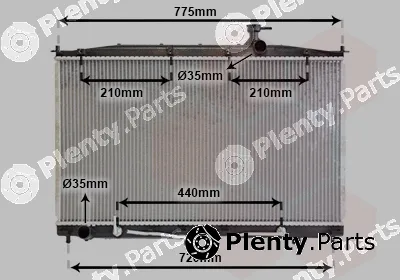 Van Wezel 82002174 — Radiator, engine cooling
