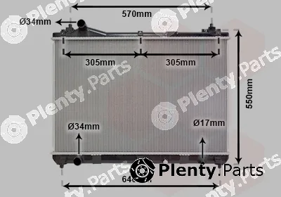 Van Wezel 52002100 — Radiator, engine cooling