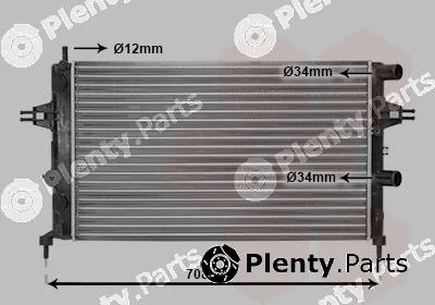 Van Wezel 37002255 — Radiator, engine cooling