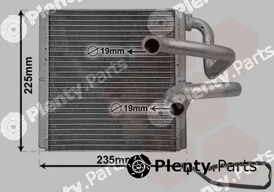 Van Wezel 13006410 — Heat Exchanger, interior heating
