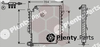 Van Wezel 03005119 — Condenser, air conditioning