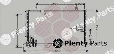 Van Wezel 06005184 — Condenser, air conditioning