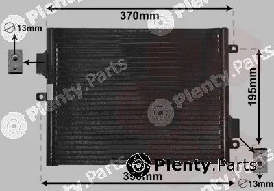 Van Wezel 74005052 — Condenser, air conditioning