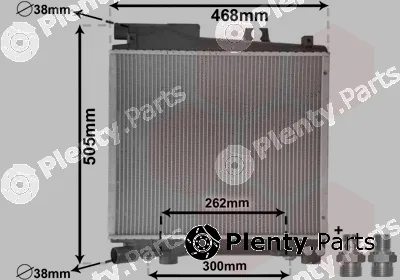 Van Wezel 06002056 — Radiator, engine cooling *** IR PLUS ***