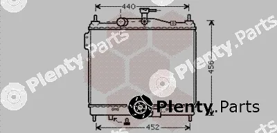 Van Wezel 82002206 — Radiator, engine cooling