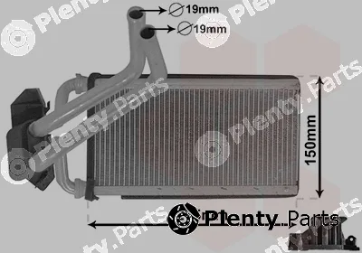 Van Wezel 07006140 — Heat Exchanger, interior heating