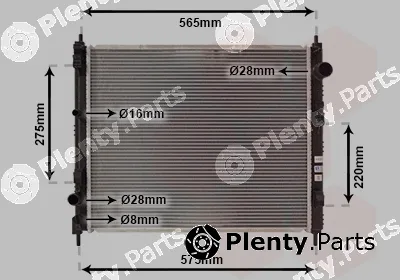 Van Wezel 13012710 — Radiator, engine cooling