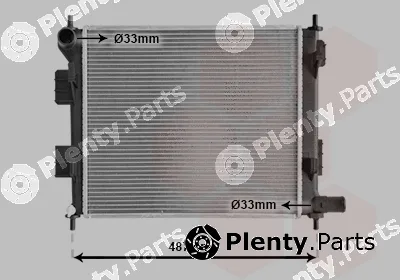 Van Wezel 82012707 — Radiator, engine cooling