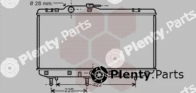Van Wezel 53002151 — Radiator, engine cooling