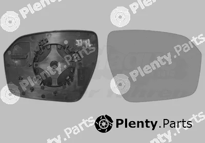 Van Wezel 0251838 — Mirror Glass, exterior mirror * HAGUS *