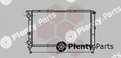Van Wezel 17002142 — Radiator, engine cooling