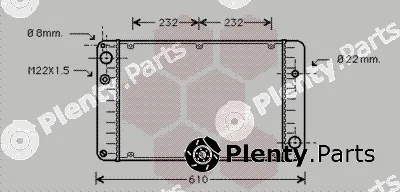 Van Wezel 74002004 — Radiator, engine cooling