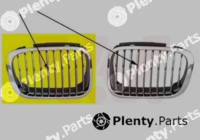 Van Wezel 0646518 — Radiator Grille ** Equipart **