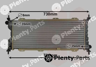 Van Wezel 37002185 — Radiator, engine cooling