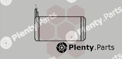 Van Wezel 73006032 — Heat Exchanger, interior heating