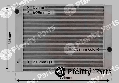 Van Wezel 06002338 — Radiator, engine cooling
