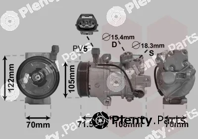 Van Wezel 2900K008 — Compressor, air conditioning