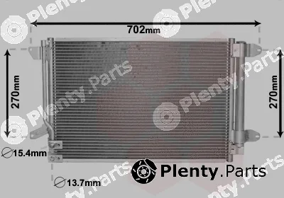 Van Wezel 58005330 — Condenser, air conditioning