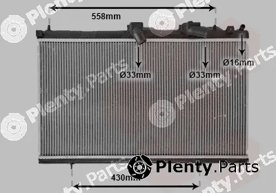 Van Wezel 40002296 — Radiator, engine cooling