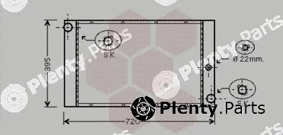 Van Wezel 06002337 — Radiator, engine cooling