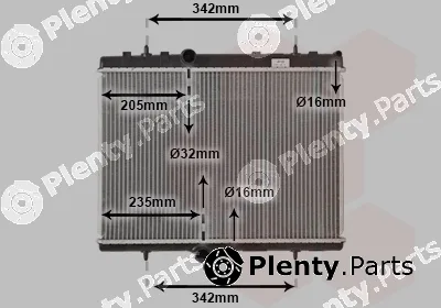 Van Wezel 40002241 — Radiator, engine cooling