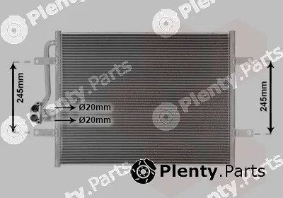 Van Wezel 58015702 — Condenser, air conditioning