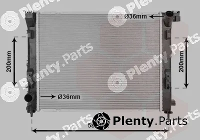 Van Wezel 13012715 — Radiator, engine cooling