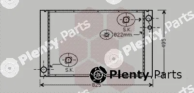Van Wezel 03002289 — Radiator, engine cooling