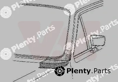 Van Wezel 5810151 — Windscreen Frame