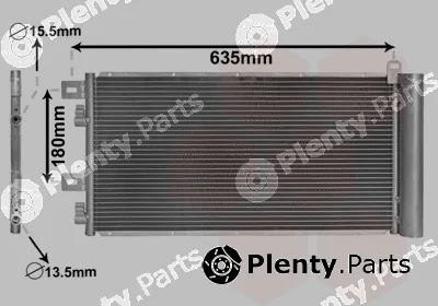 Van Wezel 06005256 — Condenser, air conditioning