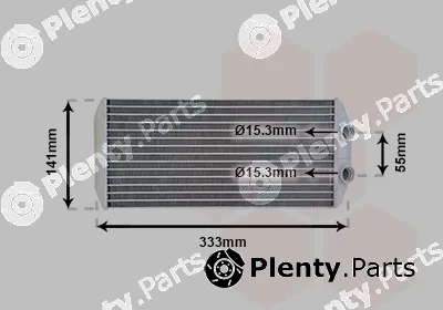 Van Wezel 40006312 — Heat Exchanger, interior heating