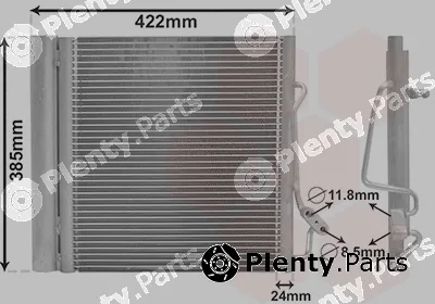 Van Wezel 29005001 — Condenser, air conditioning