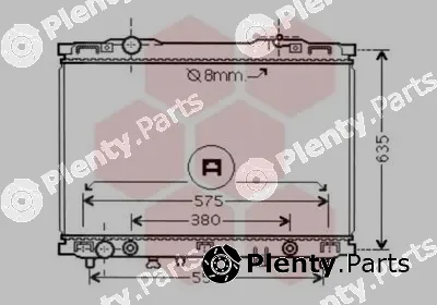 Van Wezel 83002057 — Radiator, engine cooling