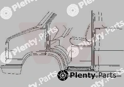 Van Wezel 1745101 — Entry plate