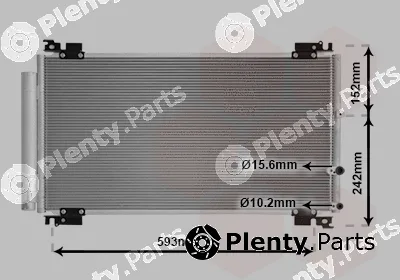 Van Wezel 56015702 — Condenser, air conditioning