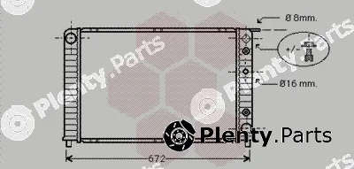 Van Wezel 59002089 — Radiator, engine cooling