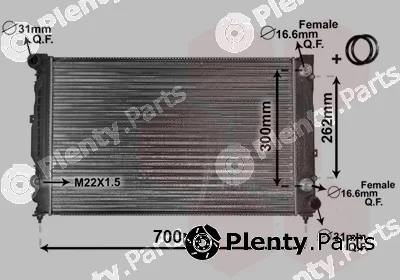 Van Wezel 03002125 — Radiator, engine cooling *** IR PLUS ***