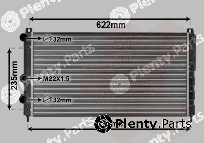 Van Wezel 76002003 — Radiator, engine cooling