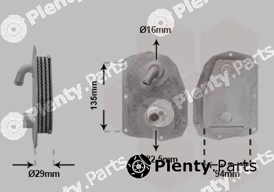 Van Wezel 30013724 — Oil Cooler, engine oil