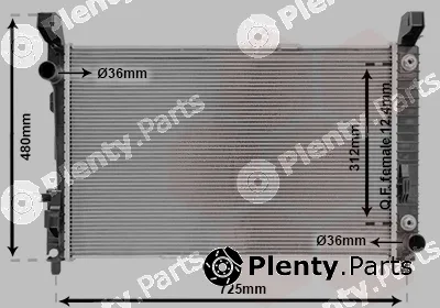 Van Wezel 30002364 — Radiator, engine cooling