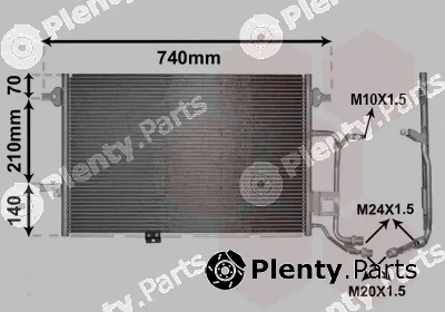 Van Wezel 03005137 — Condenser, air conditioning