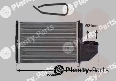 Van Wezel 06006172 — Heat Exchanger, interior heating
