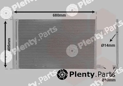 Van Wezel 77015701 — Condenser, air conditioning